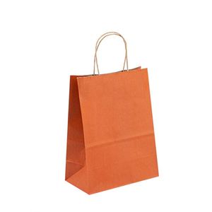 Bolsa de Compra de Papel Kraft Personalizada con Logotipo, Asa de Papel Kraft Orgánico Ecológico para Promoción en Supermercados - Product Image 5