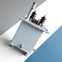 Transformateurs immergés dans l'huile monophasés HaiRui D11 personnalisables, 220V, ONAN, 50Hz/60Hz, tension de sortie 220V/380V/400V, Zhejiang, 2 bobines
