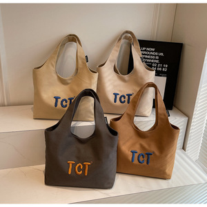 Bolsa de <span class=keywords><strong>Lona</strong></span> Plegable Ecológica Personalizada con Logotipo para Compras y Regalos, Venta al Por Mayor - Product Image 5