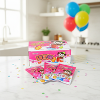 OEM ODM Korean Free Sample Sugar Customised Sweets China Factory Kids Snacks Confectionery Fruity Semi-Soft 12 Box Bulk