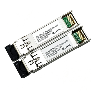 ตัวรับส่งสัญญาณอีเธอร์เน็ต 10G SFP 10กม. 20กม. 40กม. 80กม. 100กม. 120nm SM  แบบ BIDI LC รองรับมาตรฐานโรงงาน 10G - Product Image 3