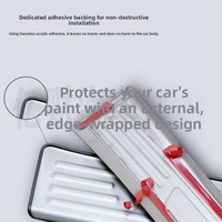 Nouvelle plaque de protection de seuil de porte en plastique Leopard 8, décore et protège les pièces automobiles