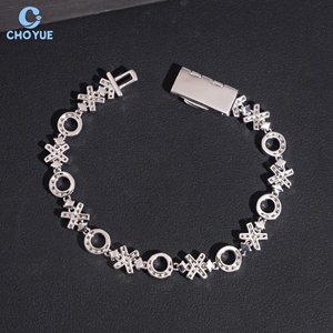 Pulsera de eslabones cubanos de moissanita en oferta, chapada en rodio, plata maciza 925, pulsera de 8 mm, joyería Hiphop Iced Out - Product Image 5