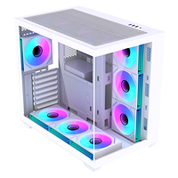 Boîtier d'ordinateur de jeu personnalisé LOVINGCOOL, fabrication directe, haut débit d'air, tour complète ATX, conception de châssis pour PC pour un refroidissement optimal, montage de PC