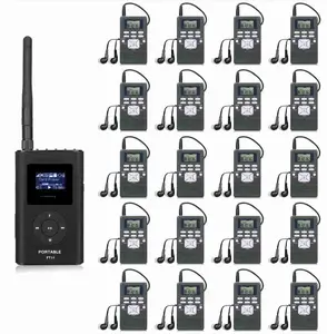 Factory FM Radio Station Receptor Broadcast Digital Mini Small Pocket Stereo Design 60-108MHZ AM FM Portable Radio For Event