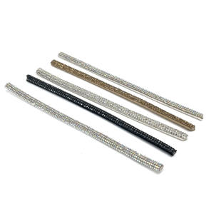 फैशन राइनस्टोन पाइप रस्सी-जूते और सामान के लिए कपड़े बनाने की कॉर्ड - Product Image 2