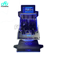 Machine de jeu rotative à 360 degrés réalité virtuelle montagnes russes 360 simulateur 9D VR Double chaise