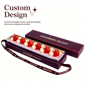 Cajas de Embalaje para Panadería de Alta Calidad, Cajas de Papel para Alimentos con Logotipo Personalizado para Pasteles, Postres, Pan, <span class=keywords><strong>Donuts</strong></span>, con Asa de Cinta - Product Image 4
