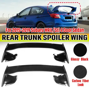 สปอยเลอร์หลังคาท้ายรถยนต์แบบใหม่สำหรับ Subaru WRX Sti 4 ประตู ซีดาน ปี 2015-2019 สปอยเลอร์ฝากระโปรงท้าย - Product Image 1