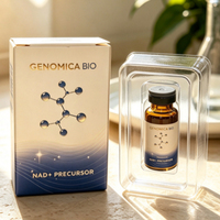 Ensemble d'emballage personnalisé pour flacons de peptides, étiquettes adhésives durables et imperméables, boîtes assorties et plateaux en plastique en option