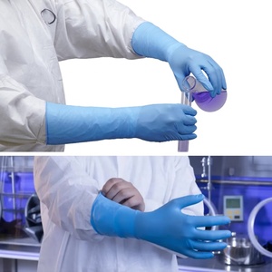 Sarung tangan pemeriksaan medis sarung tangan nitril bedah Gynaecological bebas lateks atas siku - Product Image 6