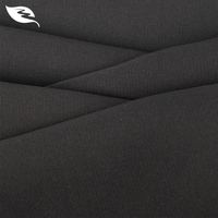 Tissu Nida Noir Profond 160 g/m², Matière Douce et Respirante pour la Confection de Vêtements et Robes