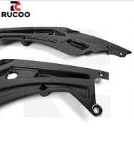 Panneaux de recouvrement de phares en fibre de carbone préimprégnée véritable pour BMW G80/G81 M3 G82/G83 M4 G87 M2 - Décoration du compartiment moteur