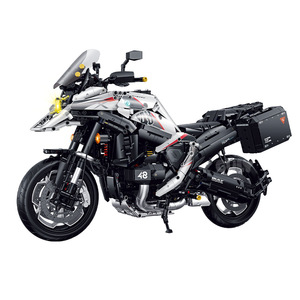 60548 Motorcycle Building <b>Blocks</b> 1:5 BM-R1300GS High Difficulty Educational Assembly Model Children's Toy - Product Image 1