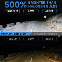 Phare LED Mini-S5 super lumineux 6000k température de couleur tout-en-un H4 H7 H8 H11 9005 9006 voiture LED ampoule de feux de croisement