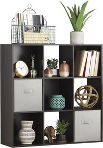 Étagère cube à trois niveaux empilable en MDF, étagère <span class=keywords><strong>de</strong></span> présentation en bois, étagère <span class=keywords><strong>de</strong></span> rangement ouverte, salon, chambre à coucher, bureau à domicile, armoire <span class=keywords><strong>de</strong></span> rangement - Product Image 2