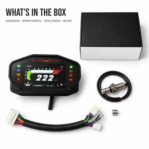 Compteur de vitesse numérique TFT pour moto, tachymètre, odomètre, multi-interface, Bluetooth, jauge réglable, en promotion - Product Image 1
