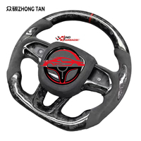 Volant sport en fibre de carbone pour Dodge Challenger SRT Hellcat - 3 branches, 40 mm de diamètre