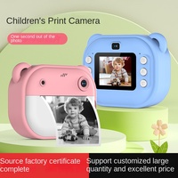 Appareil photo numérique instantané portable mini HD, style dessin animé mignon, pour enfants et étudiants, avec impression, capteur CMOS, succès transfrontalier