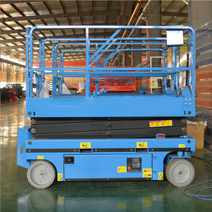 Plataforma Elevadora de Tijera Hidráulica Eléctrica de 6-20 m, Plataforma de Trabajo Aérea de Tipo Tijera, Elevador de Tijera Móvil - Product Image 5