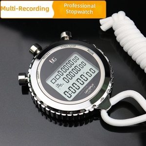 Chronomètre numérique étanche en acier inoxydable à trois rangées pour entraînement sportif sur piste et terrain (10/100 voies) - Product Image 2