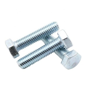 Din933 bullone esagonale in acciaio al carbonio 4.8/8.8 acciaio zincato zincato zinco bullone esagonale (GB5783 in magazzino) - Product Image 2