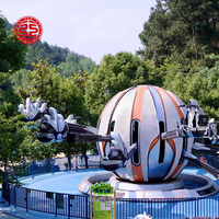 Avion rotatif contrôlé auto-contrôle de la fusée, équipement de parc d'attractions, manèges d'avions Space Fighter