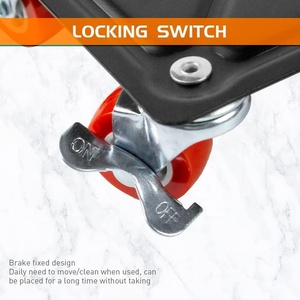 Outil mobile personnalisable de fer de structure incluse de soutien d'OEM d'outil mobile de meubles de 5 roues - Product Image 4