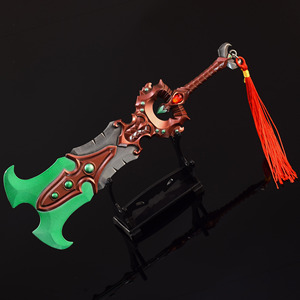 Espada de Juguete Decorativa para Niños, Inspirada en el Juego Warcraft, Espada Obeleon de las Almas, 21 cm, Modelo de Arma de Metal para Manualidades - Product Image 2