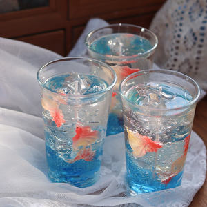 Vela Aromática LANJO Blue Fish de Gel y Cera, Hecha a Mano, Ecológica, de Combustión Lenta, Perfume Creativo para Dormitorio, en Vaso de Vidrio, para Acción de Gracias - Product Image 1