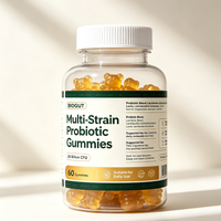 Service de Marque Blanche : Gommes Probiotiques Multi-Souches, Complément Alimentaire Santé, Équilibre du pH Vaginal, Fibres Prébiotiques OEM