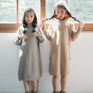 Robe pull tricotée pour filles avec cape, modèle traditionnel, pour enfants, collection été, inspirée des modèles de mannequins du marché chinois - Product Image 3