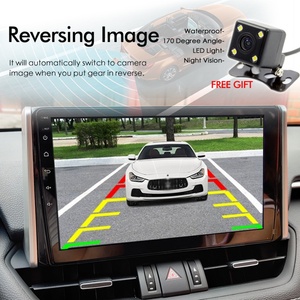 Autoradio stéréo sans fil CarPlay avec commande vocale IA 8 Go + 128 Go pour Toyota RAV4 XA50 2018-2020, navigation GPS, Android 13, vidéo multimédia - Product Image 3