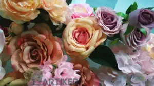 Migliore qualità appesi fiori cespuglio artificiale floreale bouquet decorativo ghirlanda di fiori per la cerimonia nuziale