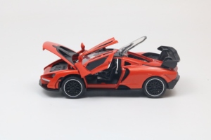 Wholesale 1/32 Scale Diecast Senna Alloy Supercar Model Scissor Doors Pull-Back <strong>Toy</strong> with Sound &amp; Light Lithium Battery - Product Image 3