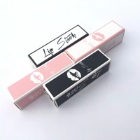 Quantité minimale de commande 100 pièces en gros cosmétique personnalisé rouge à lèvres boîte or argent holographique papier brillant à lèvres boîte d'emballage boîte