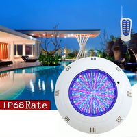 Lumière LED RGB pour piscine sous-marine 295 mm IP68 12V Étanche Certifiée CE Télécommande RF Garantie 3 ans Portable