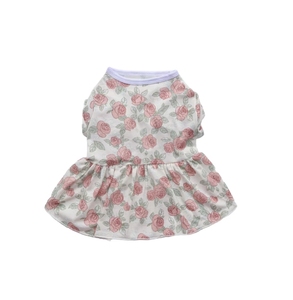 <span class=keywords><strong>Sottoveste</strong></span> in stile francese con rosa, abito Pet-friendly, abito primavera-estate leggero con maniche a sbuffo vestito da orsacchiotto simile a un orsacchiotto - Product Image 1