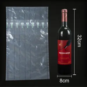 Inflatable Air Bag Bubble Plastic Packing Bag For Red Wine Protective Air Column Bag