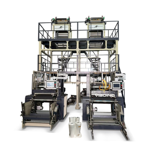 Máquina Extrusora de Película Soplada PE LDPE HDPE ABA, Máquina Sopladora de Película Plástica ABA Vertical de Tracción Rotatoria - Product Image 3