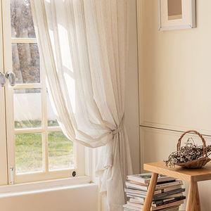 Zshine ม่านผ้าโปร่งสไตล์ญี่ปุ่น, ม่านกั้นแสงติดในบ้านม่านตาข่ายพาร์ทิชันผ้าม่านระดับไฮเอนด์ - Product Image 5