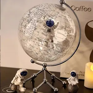 Wellfun Globe Of The World Build In LED Light Mova Globe Decor Souvenir Rotating Earth Acrylic Globe With Best Quality