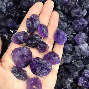 Wholesale natural raw material crystal stone rough amethyst quartz crystal for healing