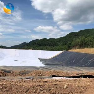 Grande rouleau de géomembrane HDPE pour bassin, largeur 8m, pour <span class=keywords><strong>lacs</strong></span> artificiels, fermes piscicoles, usage industriel - Product Image 6