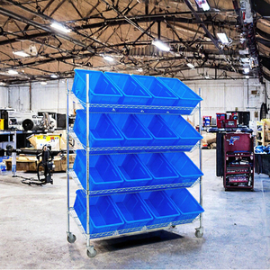 <b>Heavy</b> <b>Duty</b> 100kg Load Capacity Electronic Commercial Stainless Steel Multi-Level Corrosion Protection Warehouse Organizer - Product Image 3