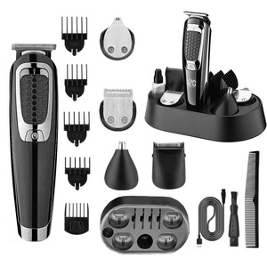 Vanshe Rotary Beard Trimmer <b>Shaver</b> IPX5 Waterproof Rechargeable 1000mAh <b>Battery</b> 90-Minute Runtime Metal Housing for Face Body - Product Image 2