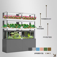 Système de culture hydroponique automatique Seedafarm pour balcon, aquaponie verticale, culture sans sol à flux oscillant, pour légumes et fraises
