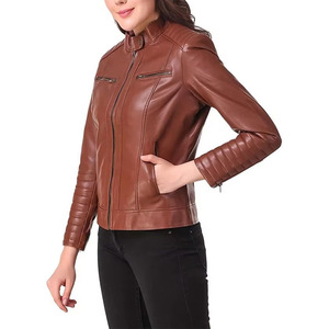 Veste en cuir de serpent de haute qualité pour femmes, écologique, imperméable, design classique, nouvelle collection automne-hiver - Product Image 6