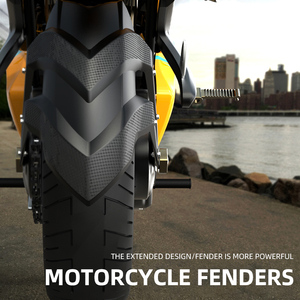 Garde-boue universel pour roue arrière de moto Garde-boue en plastique avec support Garde-boue arrière de moto - Product Image 4