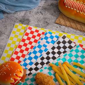 Papier sulfurisé coloré de qualité alimentaire personnalisé pour sandwichs, hot-dogs, hamburgers, papier d'emballage pour la restauration rapide, rouleau de papier sulfurisé en gros - Product Image 2